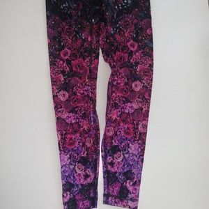 Lululemon Floral Leggings 6 Rare